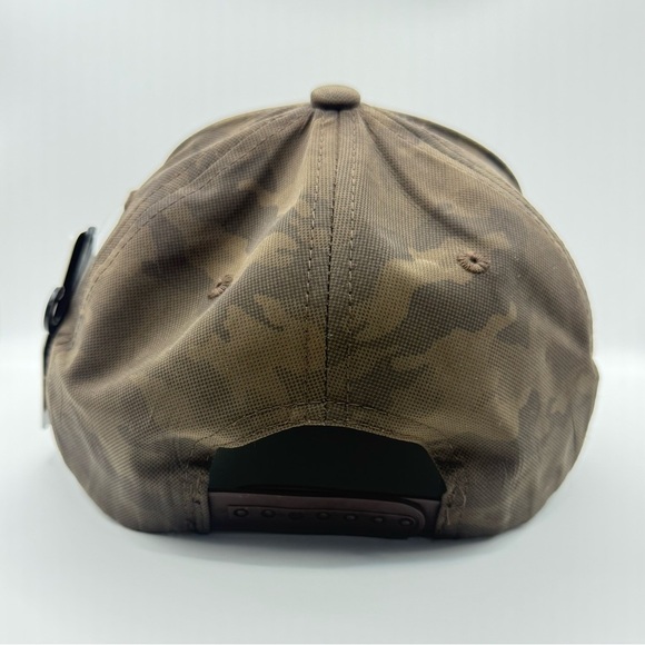 Runs Deep Tactical RDUSA-18 BRN Military Baseball Cap with American Flag - Picture 5 of 9